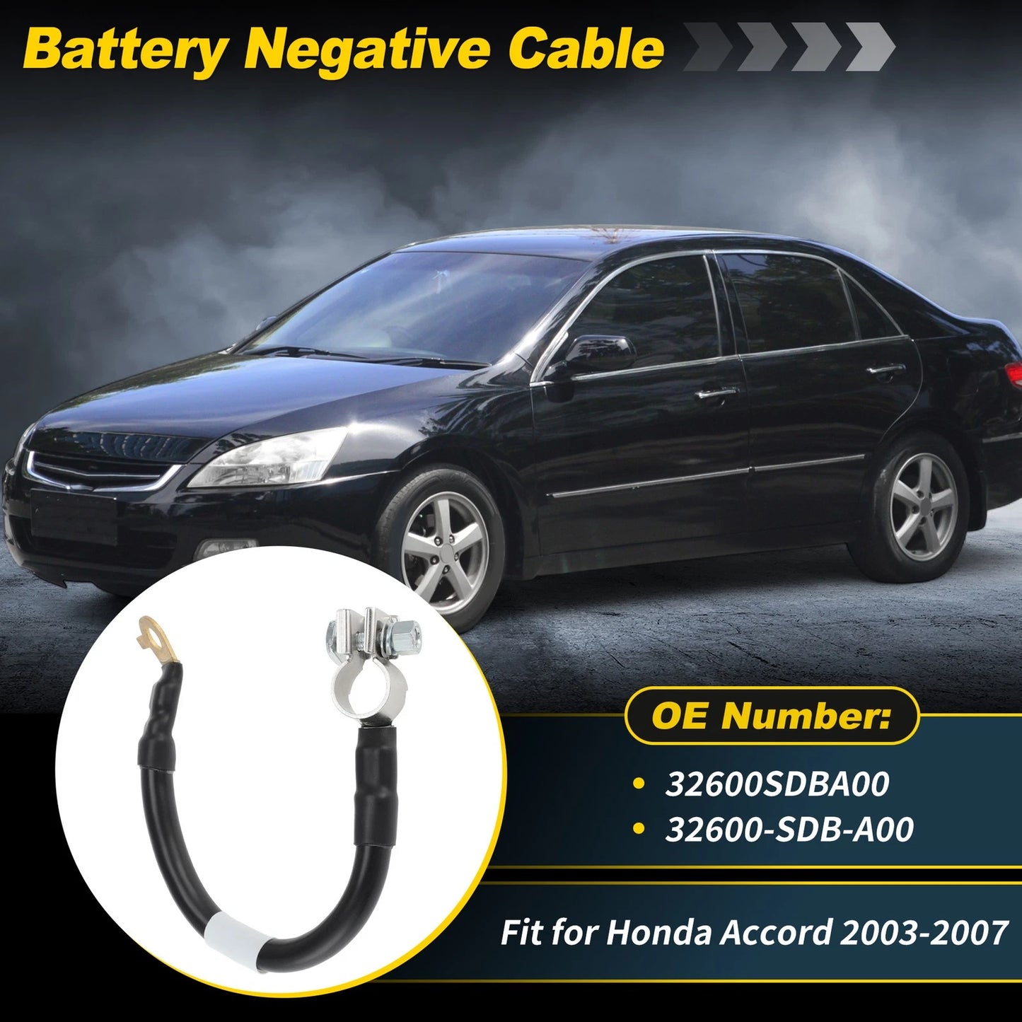 Battery Negative Cable for Honda Accord (2003) No. 32600SDBA00