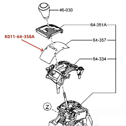 Slider Indicator for Mazda 6, CX-5 (2013-2017)