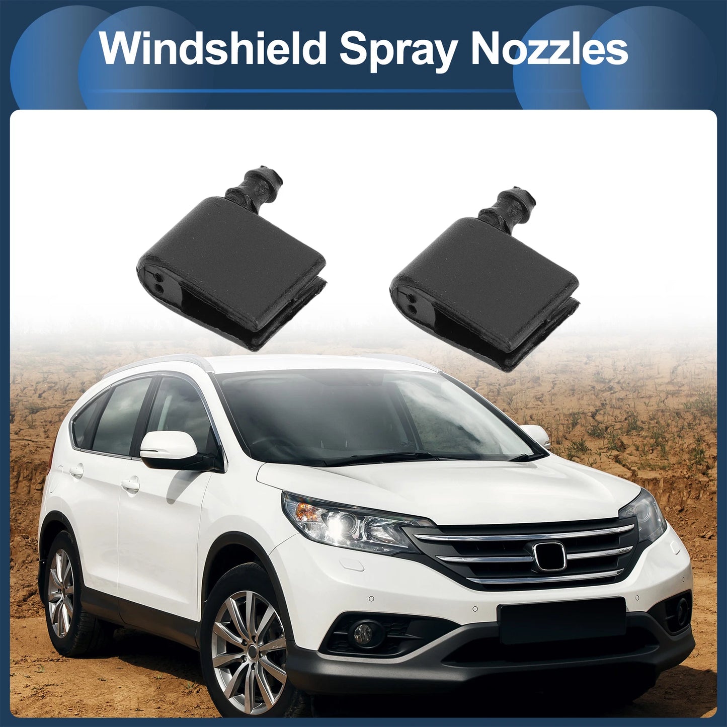 Windshield Washer Nozzle with Hose Connector for Mercedes-Benz Sprinter 4500 (2019–2023)