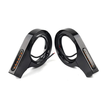 50-54MM LED Fork Turn Signal Lights Amber for Harley Touring Dyna (1957-2023)