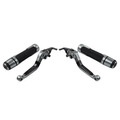 Titan Extendable Brake Clutch Lever Grip Set for BMW S1000R S1000RR (2010-2023)