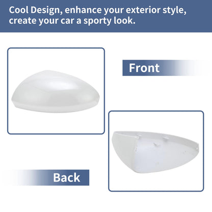 Left Side Mirror Cover Cap for Nissan Altima (2019–2024) - White