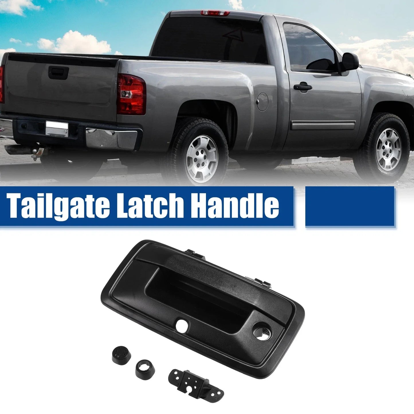 Tailgate Handle Liftgate Latch for Chevrolet Silverado, GMC Sierra (2016-2019)