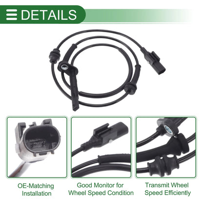 ABS Wheel Speed Sensor No. 68293236AB for Jeep Compass (2017–2022)