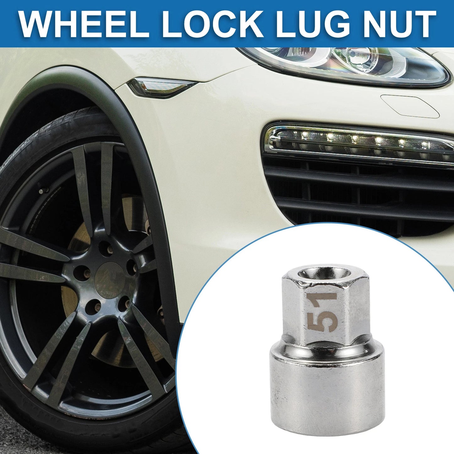 Wheel Lock Lugnut Key Socket for Porsche (#51)