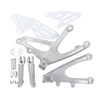 Front Rider Footrests Footpeg Bracket Set for YAMAHA YZF R1 (2007-2008)