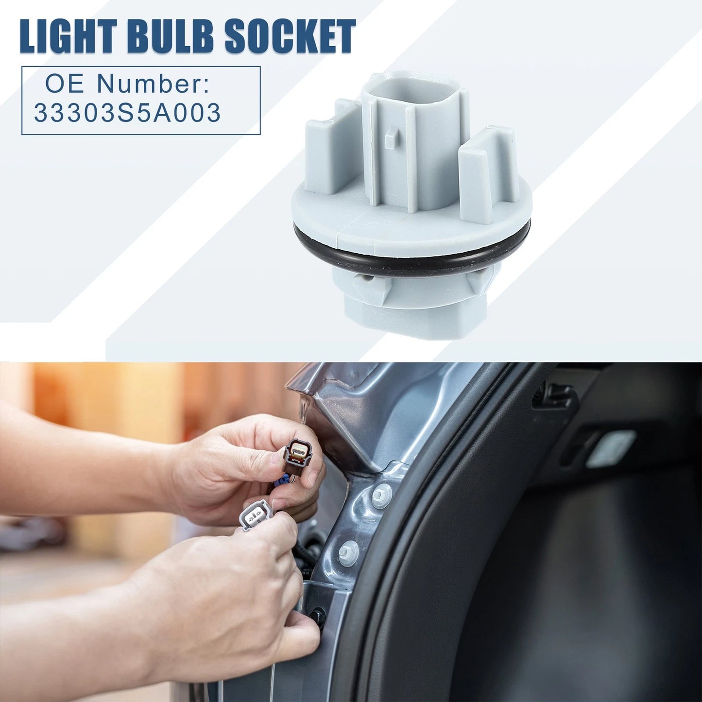 Turn Signal Headlight Bulb Sockets No. 33303S5A003 for Honda Fit (2007–2008)