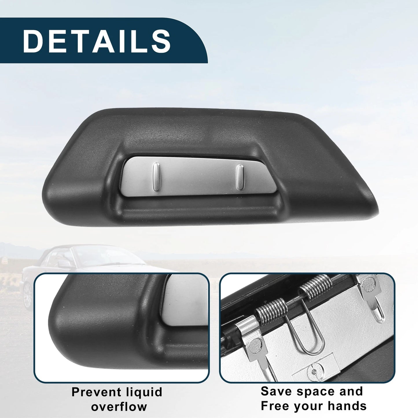 Cup Holder for BMW X1 (2013–2015) No. 51169255209 Black