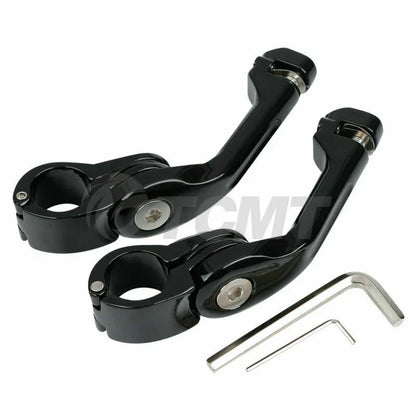 1-1/4" Footpegs Highway Pegs for Harley Low Rider