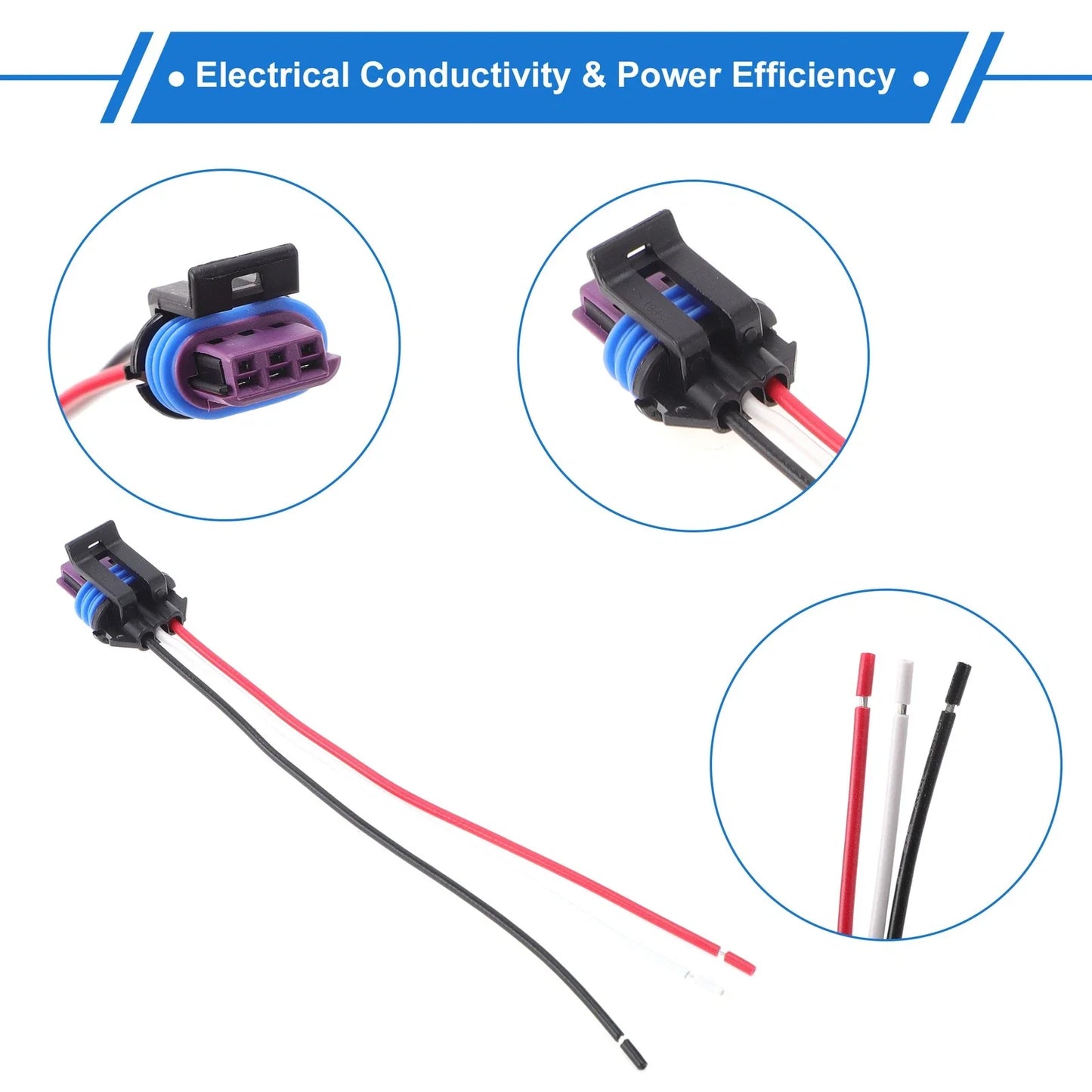 3 Pin Sensor Wiring Harness for Chevrolet Malibu (2008-2012) - 1 x Pcs