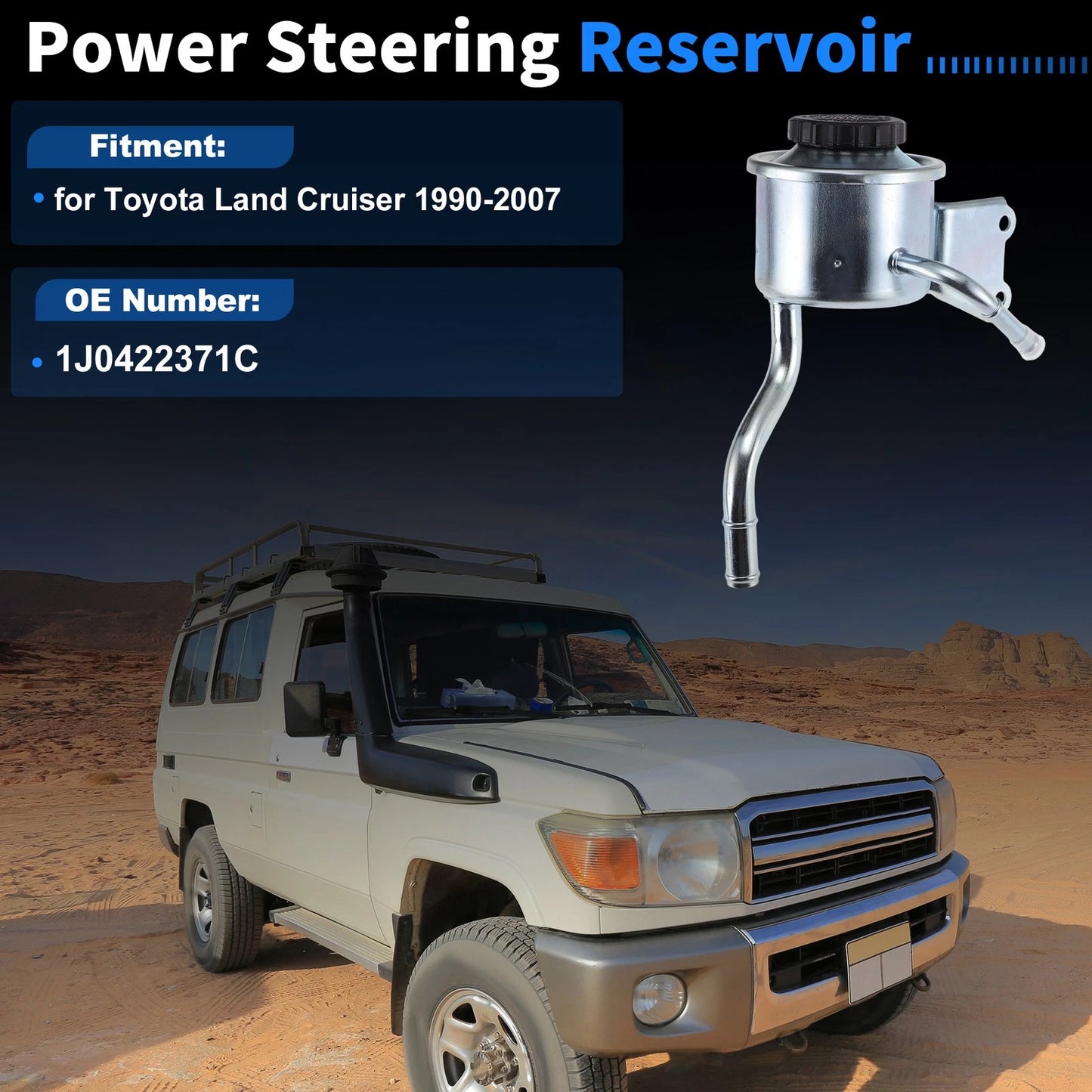 Power Steering Pump Reservoir Tank for Toyota Land Cruiser (1990–2007) 4436060101