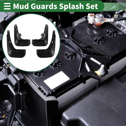 Mud Flaps Splash Guards for Hyundai Verna (2010-2014) with Mount Accessories