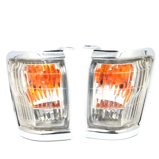 Chrome Indicator Corner Lights for Toyota Hilux (1997–2001)