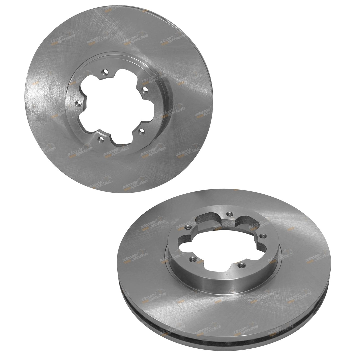 2x Front Disc Brake Rotors for Ford Transit VM RWD (2006–2014)
