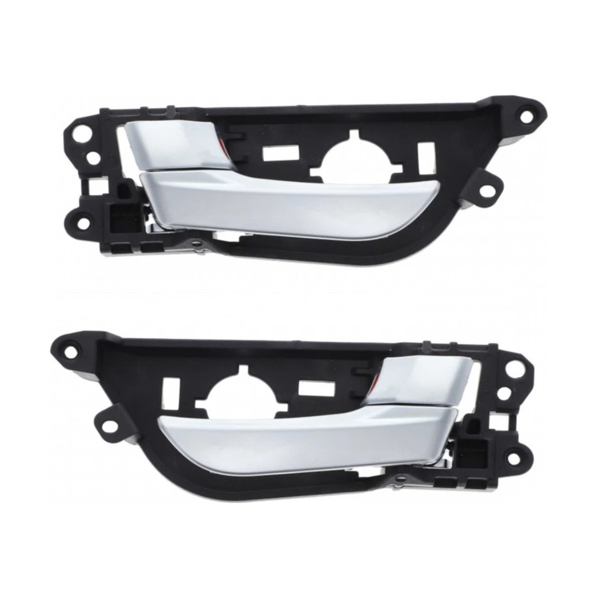 Set of 2 Inner Door Handles for Hyundai Veloster (2011–2017) Silver
