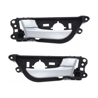 Set of 2 Inner Door Handles for Hyundai Veloster (2011–2017) Silver