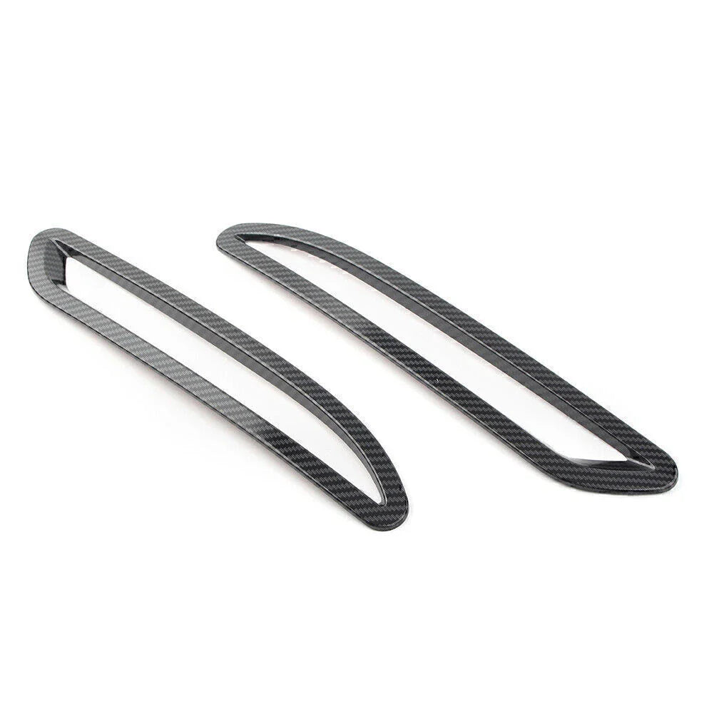 Rear Fog Light Cover Trims Carbon Look for Mercedes-Benz A-Class A220 (19-20)