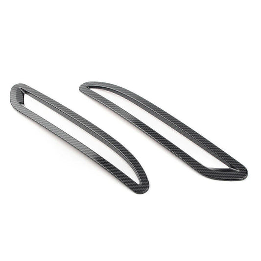 Rear Fog Light Cover Trims Carbon Look for Mercedes-Benz A-Class A220 (19-20)