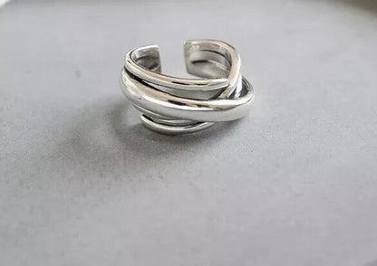 Adjustable Stacking Ring for Women (925 Sterling Silver)