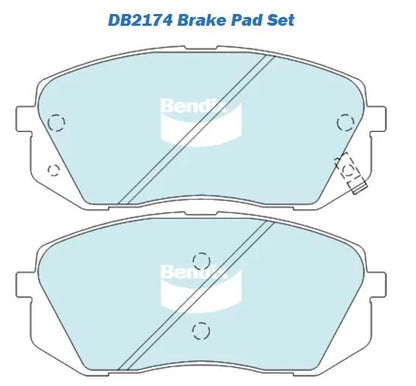 Front Brake Pads and Rotors for Hyundai i40 (2011–2015)