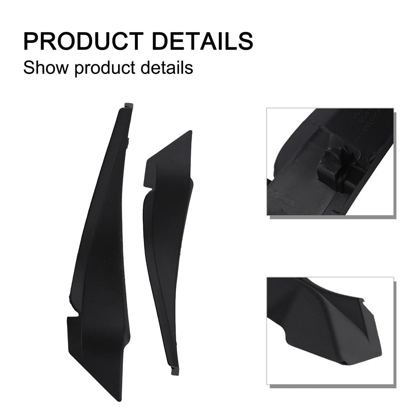 Front Windshield Wrap Corner Trim for Mazda 6 Atenza