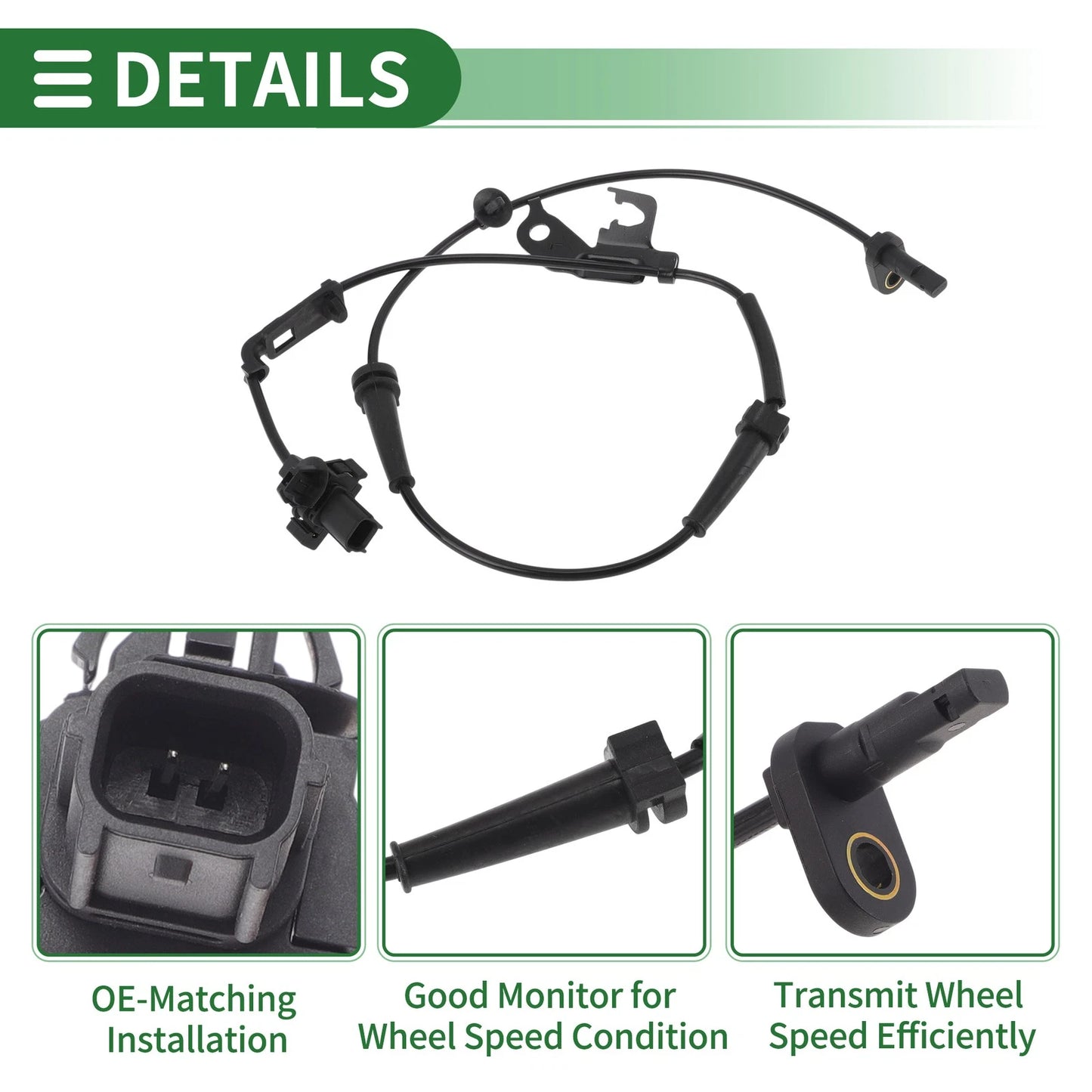 ABS Wheel Speed Sensor No. 57455T4NH01 for Honda Jade FR1 (2013–2016)