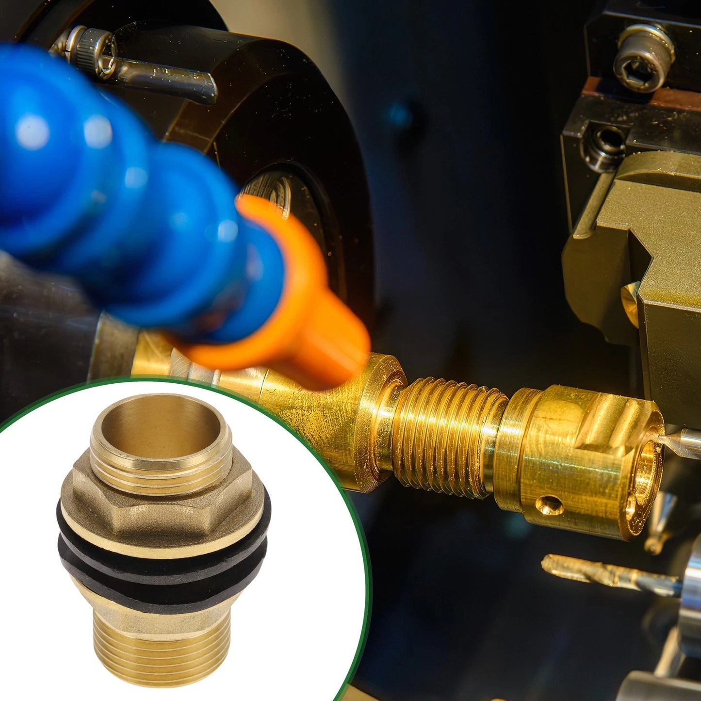 3/4" Male Double External Thread Coupling with Gasket for Various Models