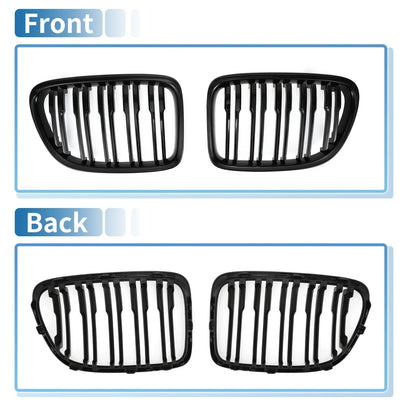 1 x Gloss Black Front Upper Grille for BMW X1 (2009 - 2015)