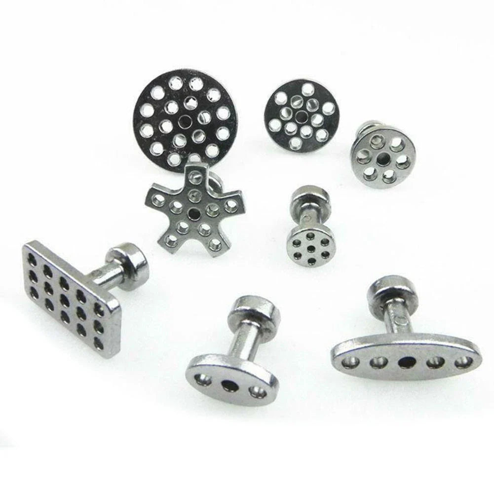 8 x Aluminum Puller Tabs Cold Glue Paintless Tool