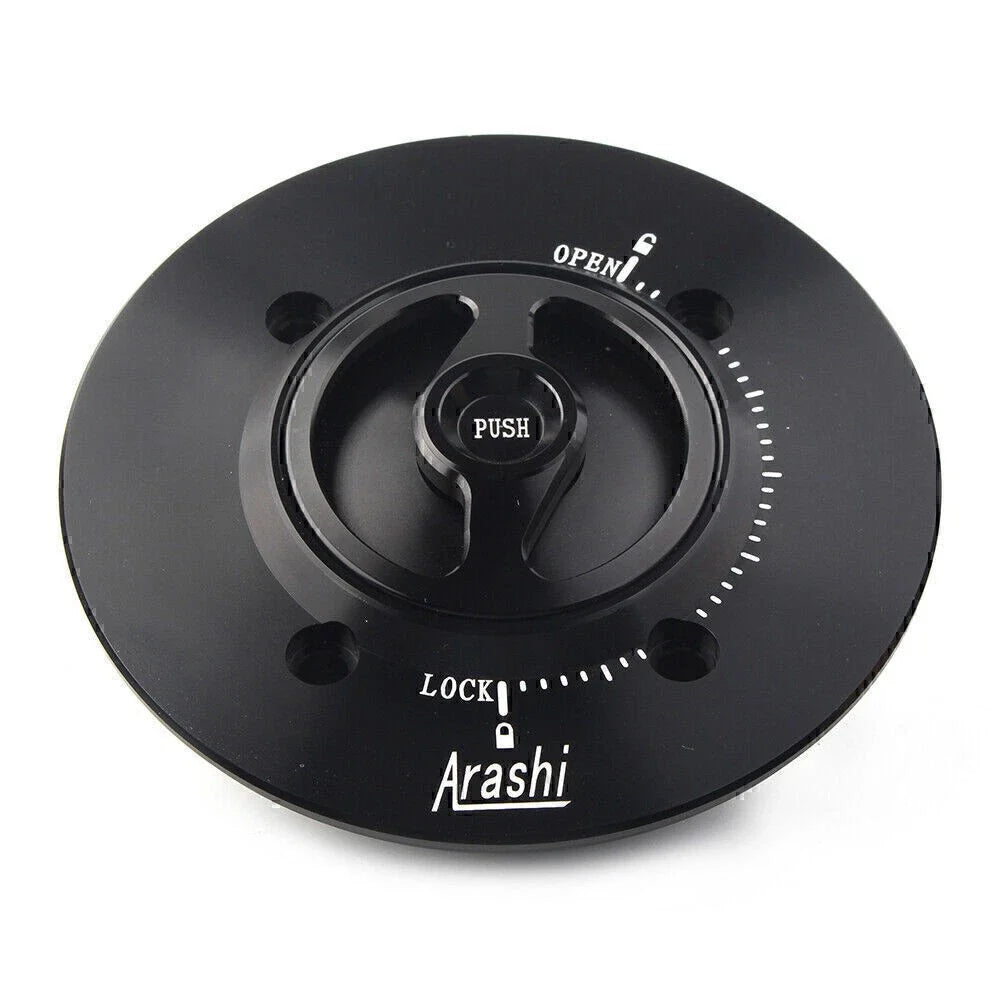 Black Gas Fuel Cap Tank Cover for Kawasaki Ninja 400 (2018-2021)