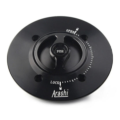 Black Gas Fuel Cap Tank Cover for Kawasaki Ninja 400 (2018-2021)