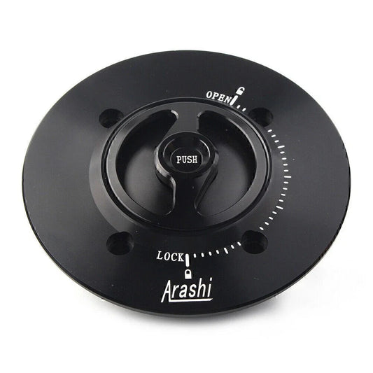 Black Gas Fuel Cap Tank Cover for Kawasaki Ninja 400 (2018-2021)