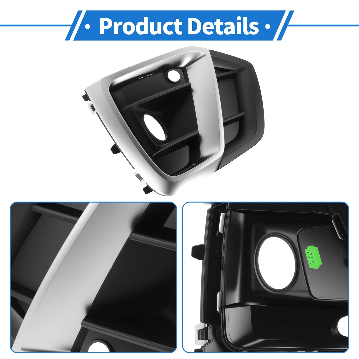 Fog Light Grille No.80A807679AGCOX for Audi Q5/Q5 e (2021–2024)