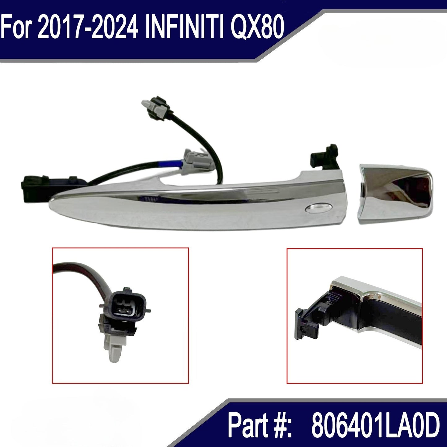 Front Exterior Door Handle for Infiniti QX80 (2017–2024)
