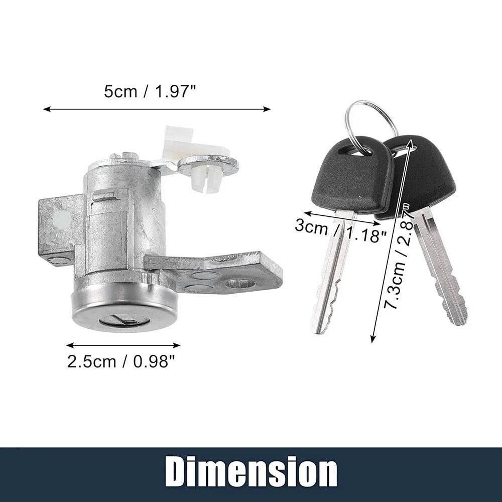 Front Door Lock Cylinder for Chevrolet Colorado GMC Canyon Hummer H3 (2004-2012)