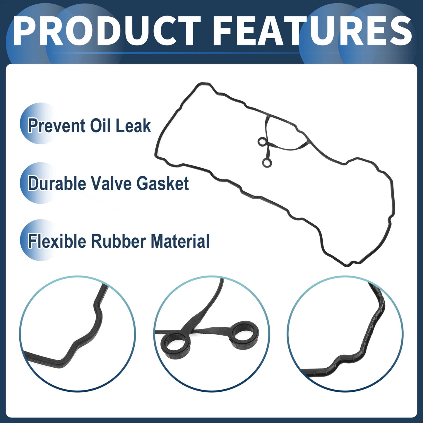 Valve Cover Gasket No. 224412E210 for Hyundai Elantra (2014–2020)