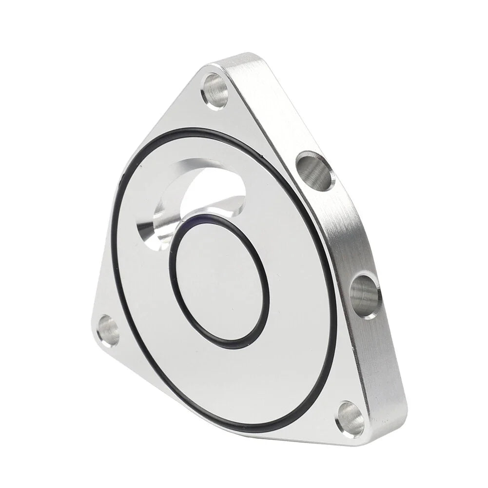 Silver Turbo Blow Off Valve BOV Plate Spacer for Honda Civic (2015-2021)