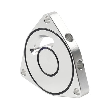 Silver Turbo Blow Off Valve BOV Plate Spacer for Honda Civic (2015-2021)