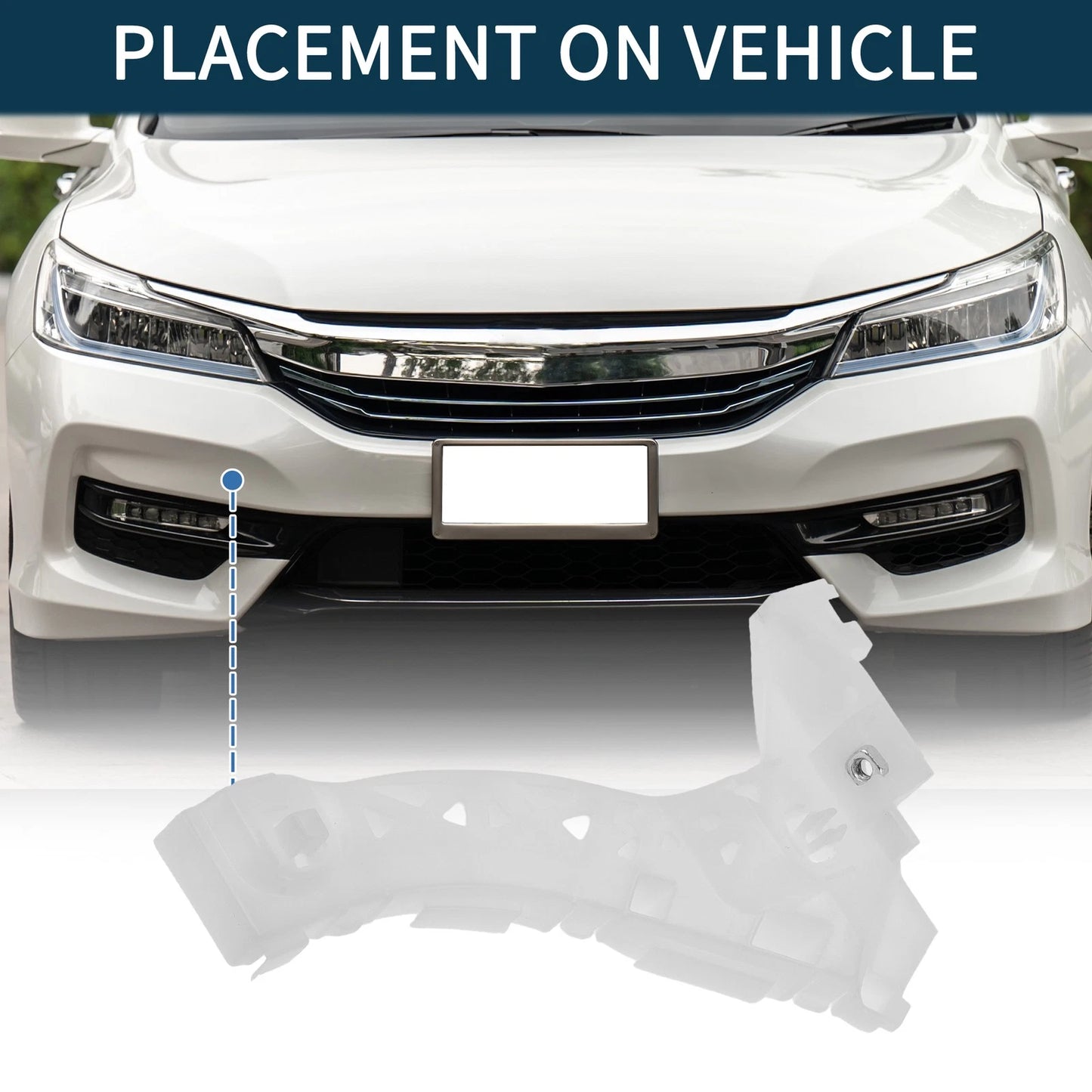 1pc Right Front Bumper Retainer Bracket No.BN8V500T1 for Mazda 3 (2004–2009)