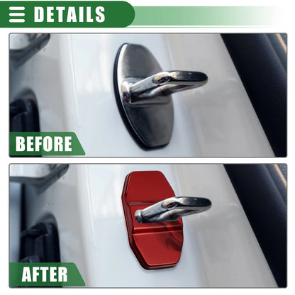 Set of 4 Door Latch Lock Cover Protectors for Mercedes-Benz AMG GLC (2016–2023)