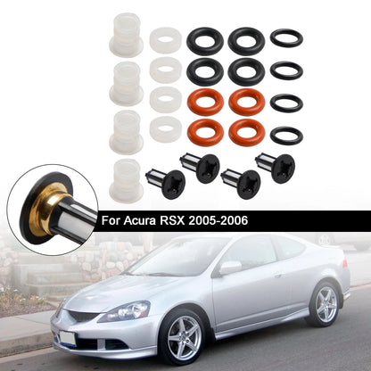 Fuel Injector O-Rings Seals Kit 16450-PRB-A01 for Acura RSX TSX (2002–2006)