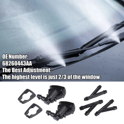 Set of 1 Windshield Washer Nozzle No.68260443AA for Jeep Grand Cherokee (2011–2021)