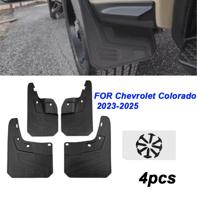 4 x Splash Guards Mud Flaps Fender for Chevrolet Colorado (2023–2025)