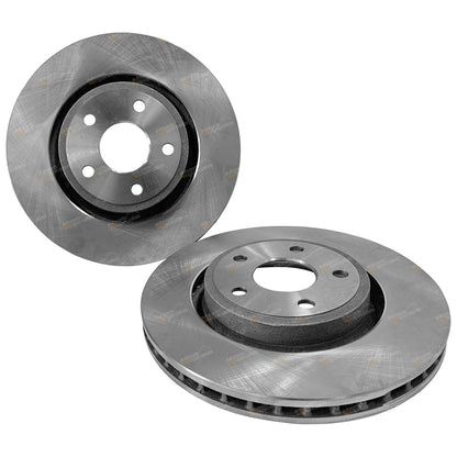 2 Front Disc Brake Rotors for Jeep Grand Cherokee WK (2011–2017) 350mm