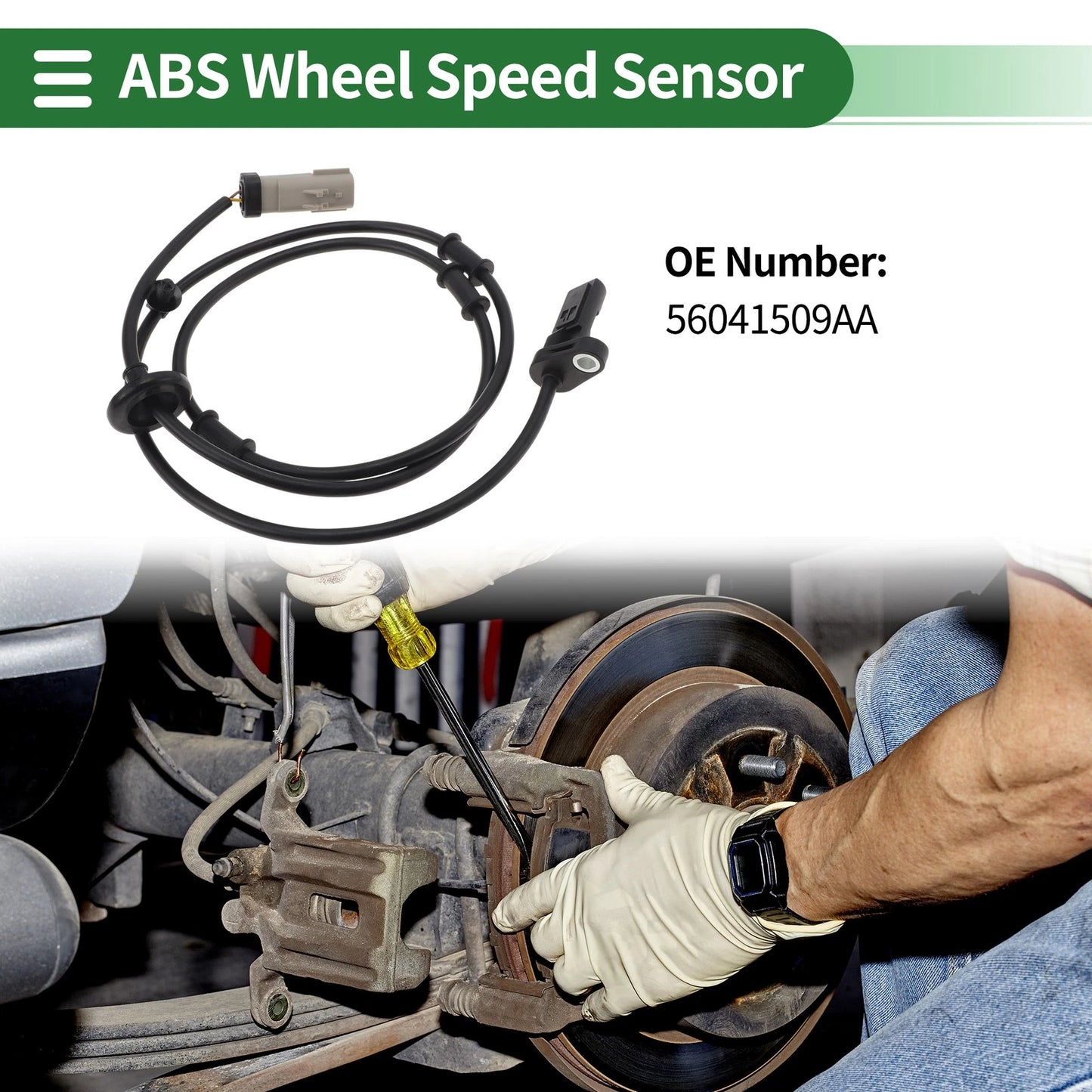 ABS Wheel Speed Sensor No. 56041509AA for Jeep Grand Cherokee (1999–2004)