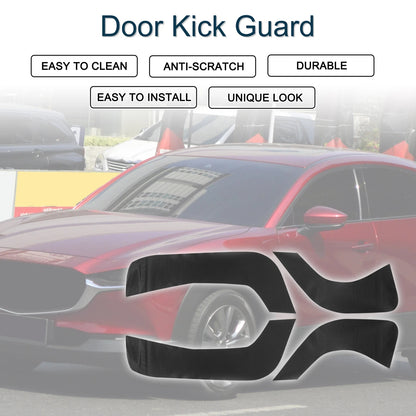 Set of 1 Door Kick Guard for Mazda CX-30 (2020–2023) Black Front Rear