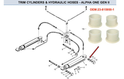 Set of 4 Power Trim Bushings for Sierra