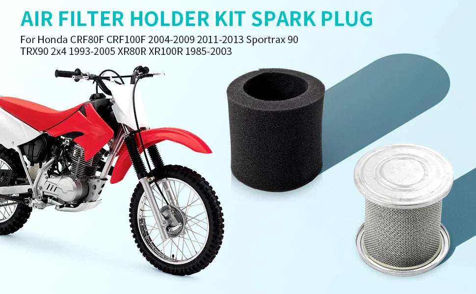 Air Cleaner Filter Element Holder Cage Kit for Honda XR100R (1985–2003)