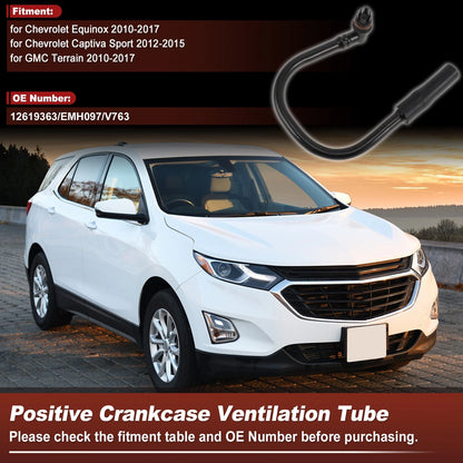 Positive Crankcase Ventilation Hose for Chevrolet Equinox (2010–2017) 12619363