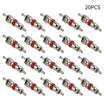 20x Tyre Valve Core Insert W/ Remover Tool for Car Bike Motorcycle Wheel